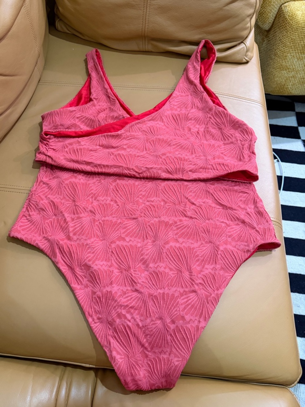 Textured reversible one piece